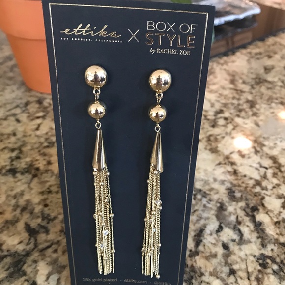 ettika Jewelry - 18k gold plated Ettika earrings. NEW